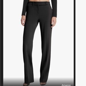 MICHAEL Michael Kors Black Straight-Leg Trousers